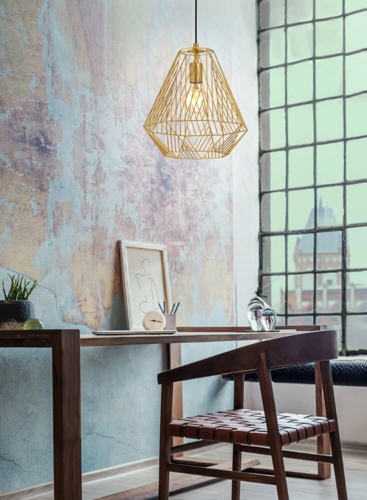 Lampe fil doré Stype Ø 33 cm Eglo 9002759436957