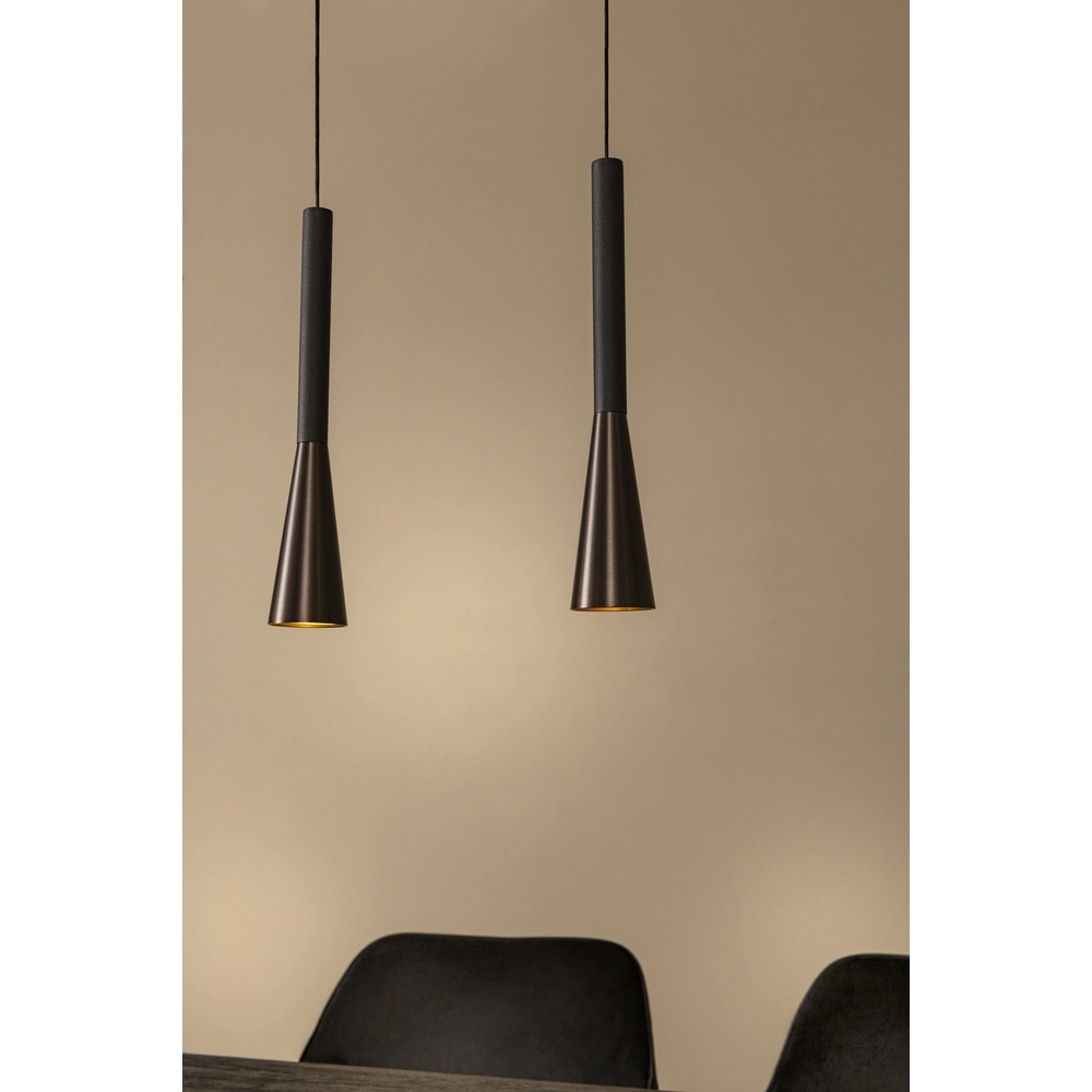 Lampe pendante de conception Joakim 7-café marron clair Premium by Lucide 5411212242129