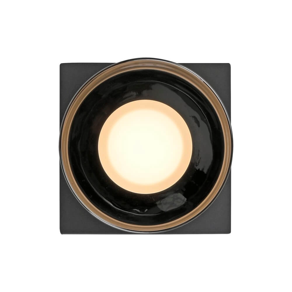 Plafonnier noir Rika 1 lumière noir Paul Neuhaus 4012248385012