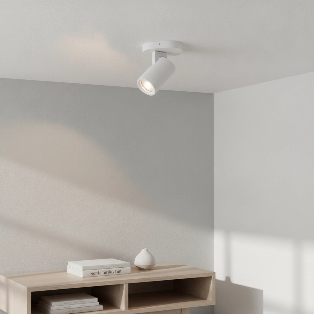 Spot de plafond Esto Uniquement blanc