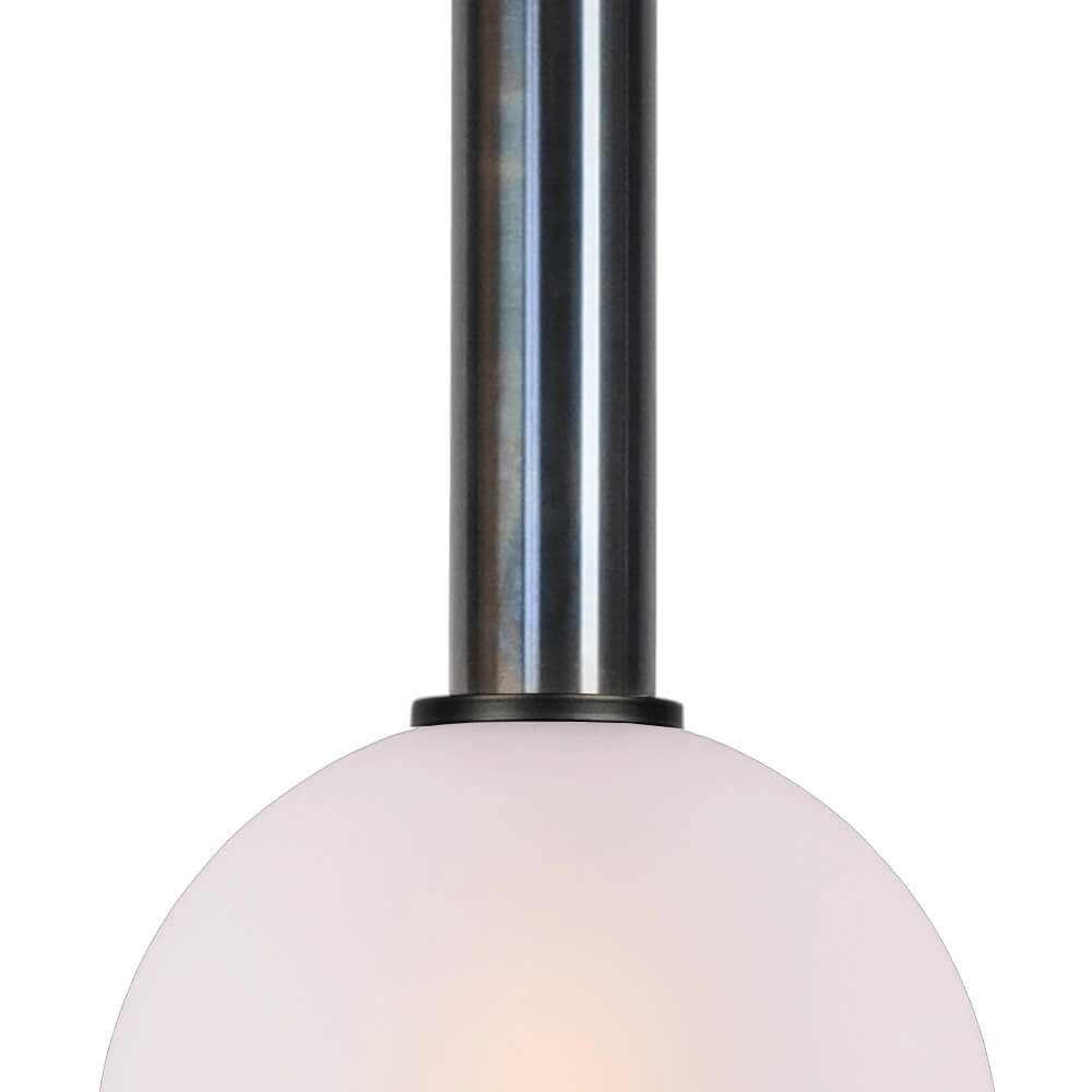 Lampe suspendue Ø 20cm Bella 2 Huile tachetée avec verre blanc mat Masterlight 8718121334240