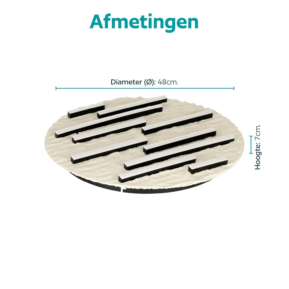 Lampe de plafond Campomarino brun sable Ø 48cm Eglo 9008606409082