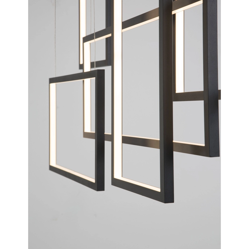 Suspension Cornice Design noir Lyora 5212017424716