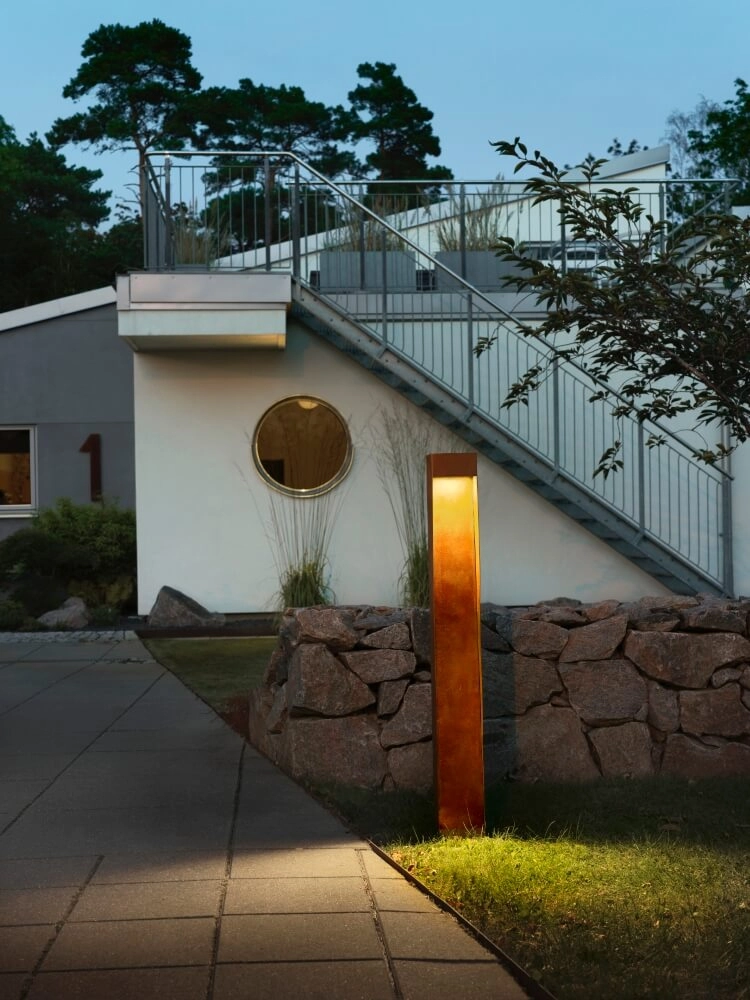 Éclairage de chemin Rho Brun rouille KonstSmide 7318307360974