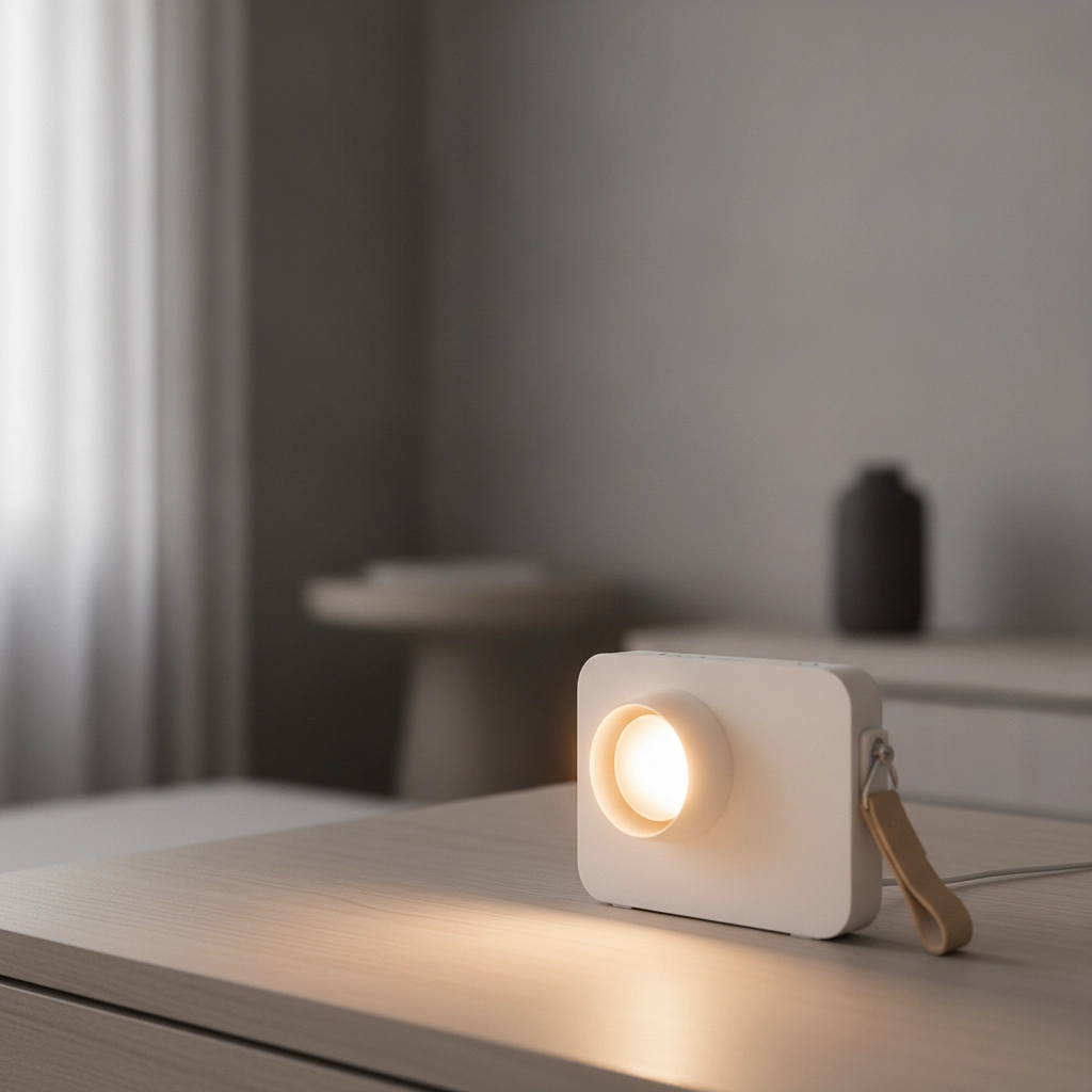 Lampe de table rechargeable Kedros blanc
