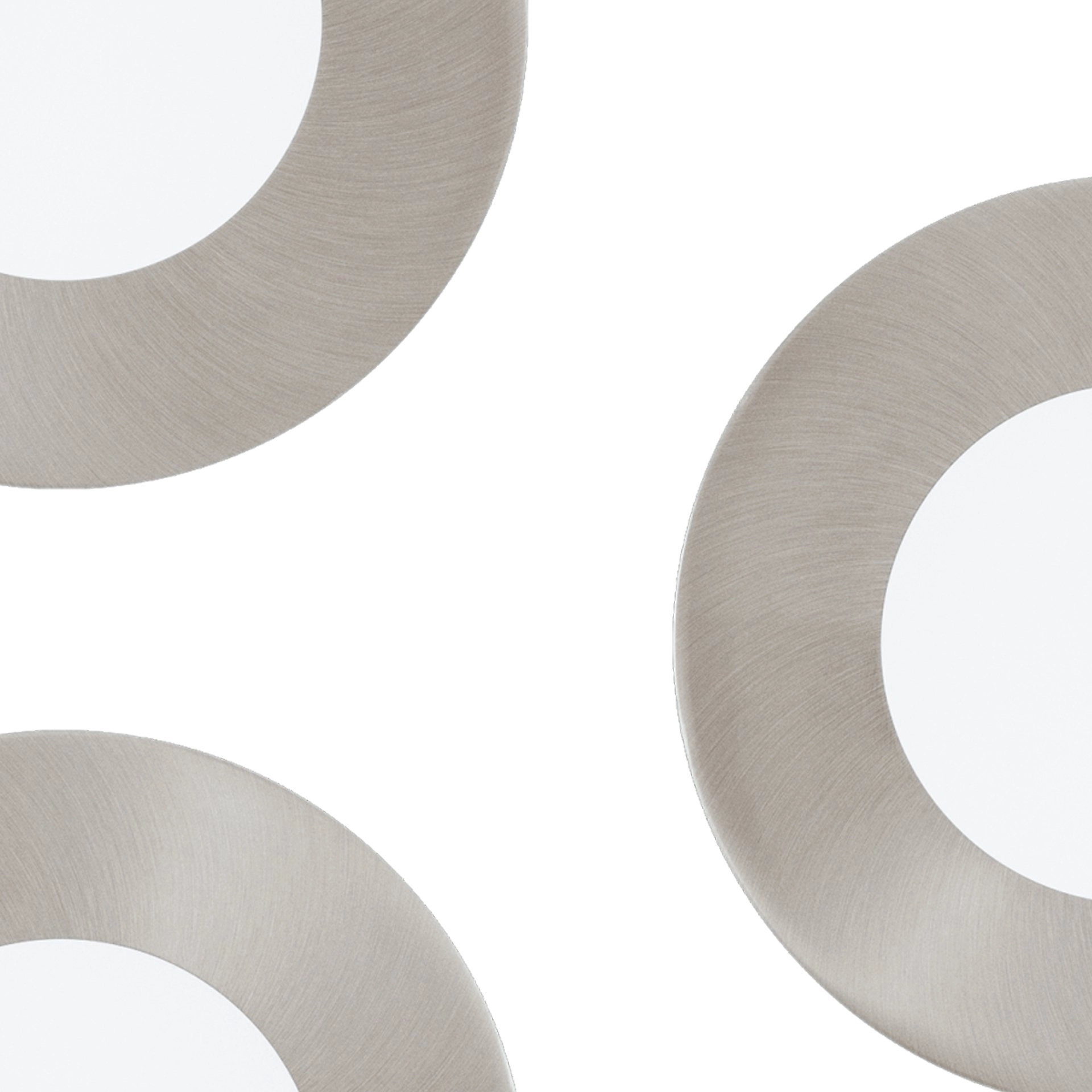 Spots encastrables Fueva-C lot de 3 x 8,5 cm métal gris Eglo 9002759328825