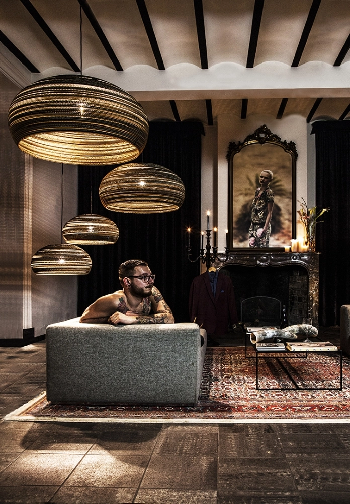 Dandy 440 Lampe suspendue en carton Ø 44cm Think Paper 8720165407163