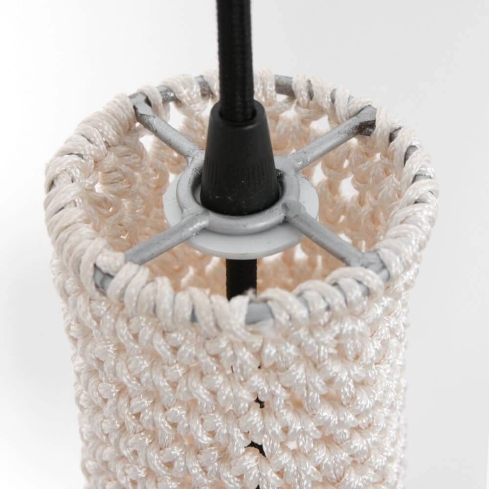 Lampe suspendue Marrakesch blanc Ø 60cm Steinhauer 8712746161526