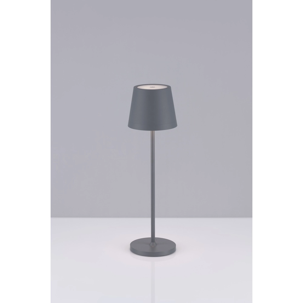 Lampe de table rechargeable Seina gris