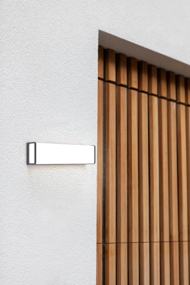 Applique murale anthracite Doblo rectangulaire Lutec 6939412014296