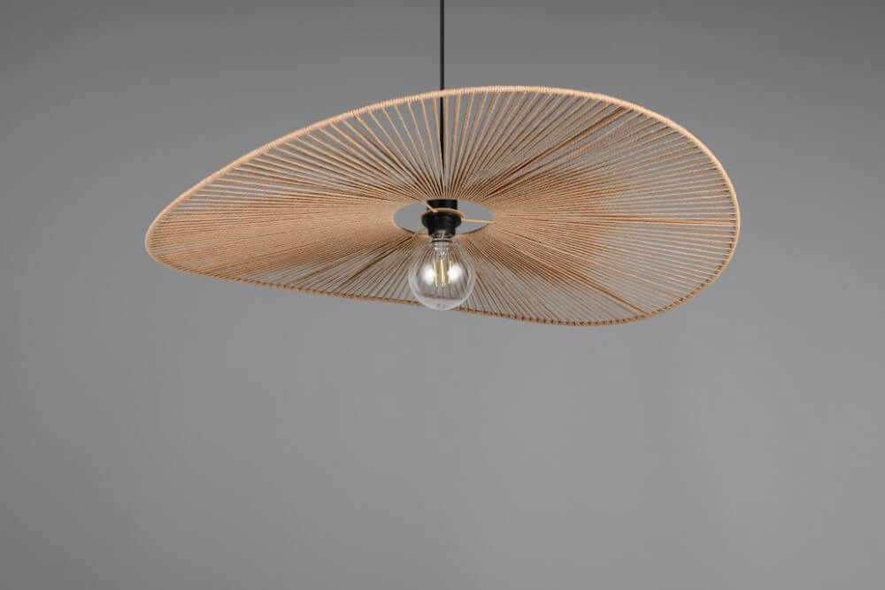 Grande suspension japandi Laurine Ø 78cm Trio 4017807637632