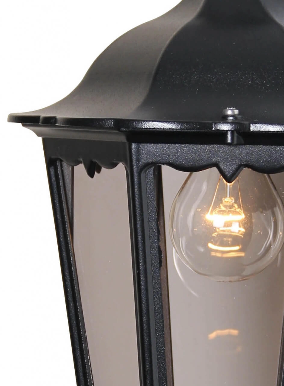 Lampe d'extérieur classique Cartella Down noir Franssen 8033239039277