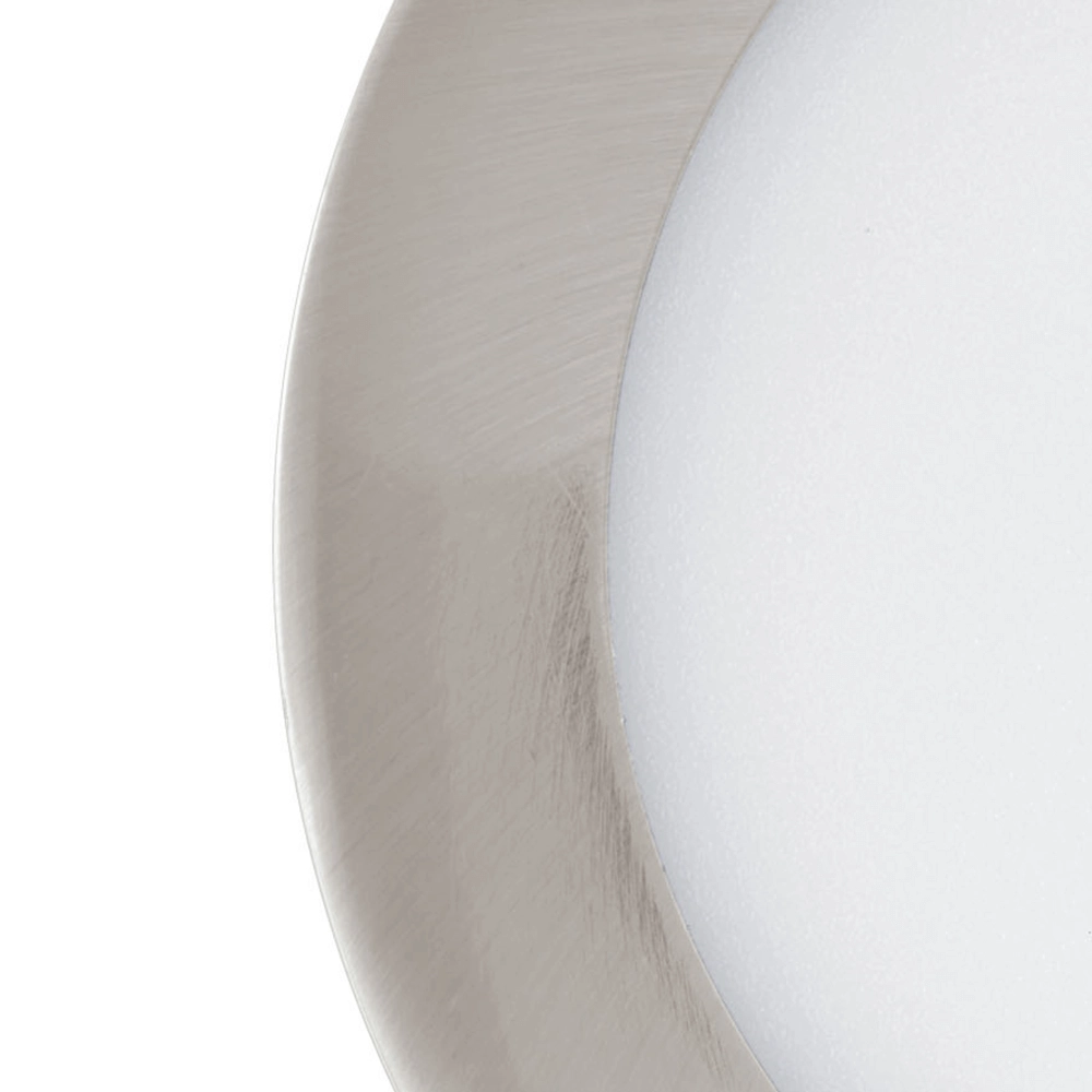 Plafonnier Zigbee Fueva-Z Ø 16,5 cm en acier inoxydable Eglo 9008606225682