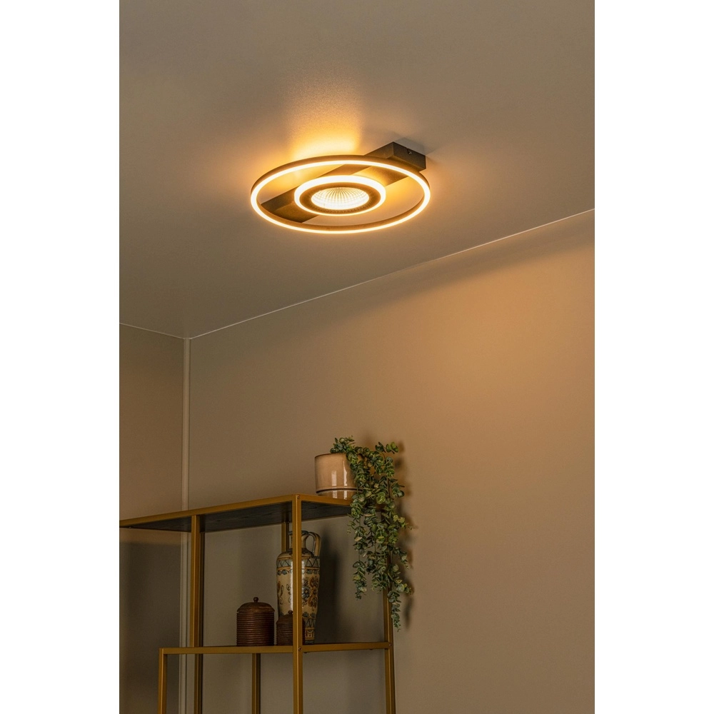 Lampe de plafond moderne Marcia Noir Lucide 5411212531179