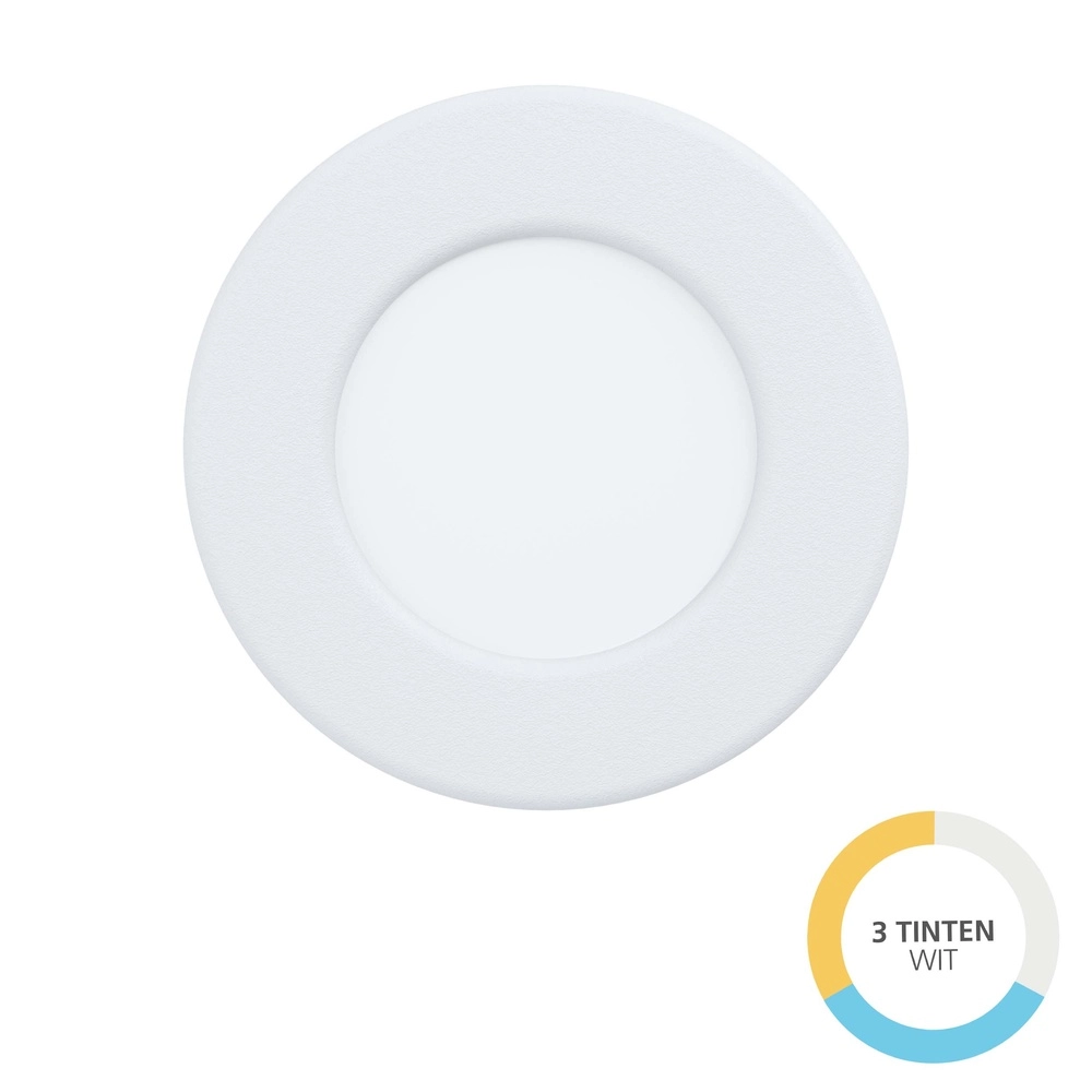 Projecteur encastré Fueva 6 rond - blanc - Ø 8,8cm