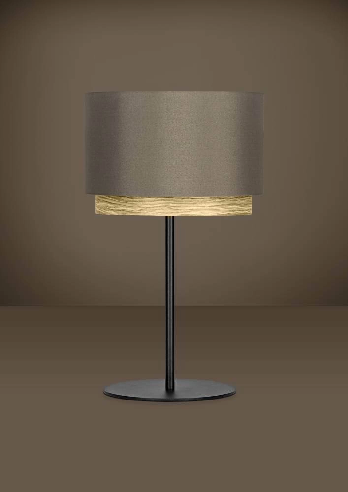 Lampe de table Marchena cappucino avec bois - Ø 32cm Stars of Light 9008606240081