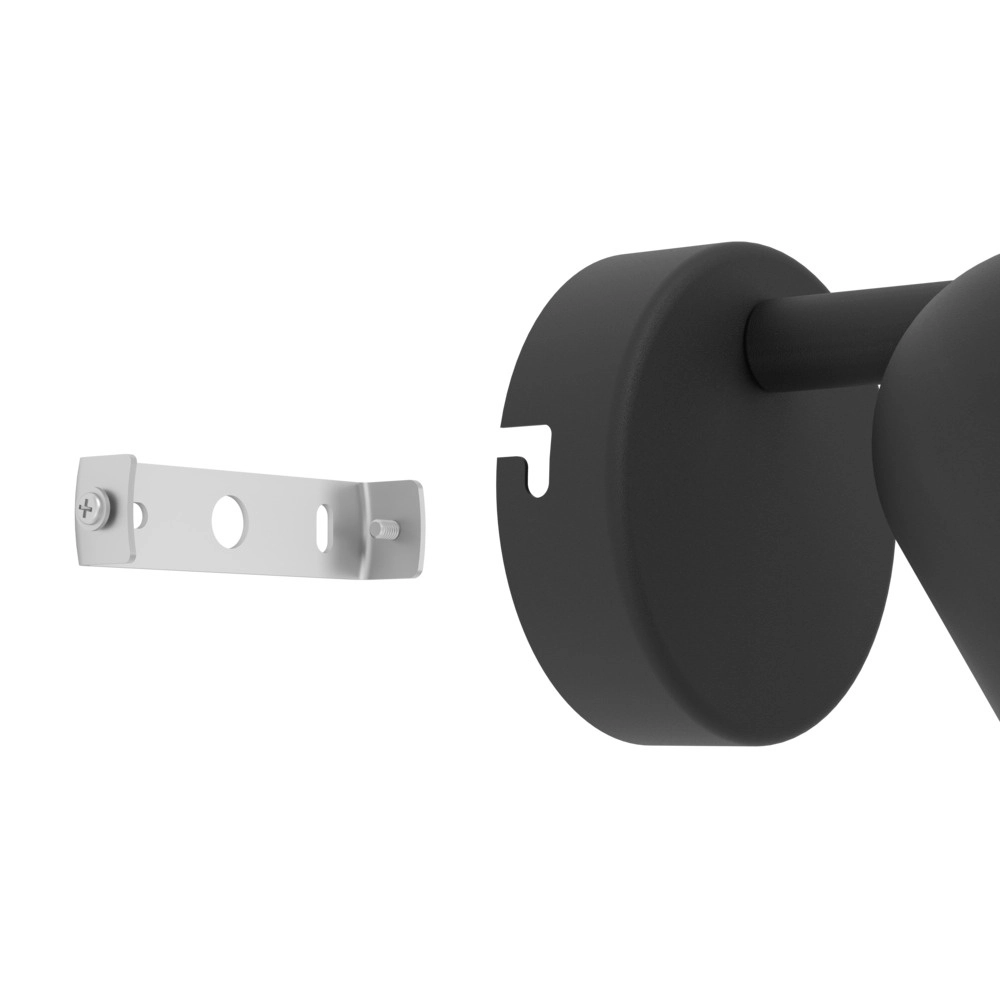 Spot monté en surface Camaldoli noir Eglo 9008606360437