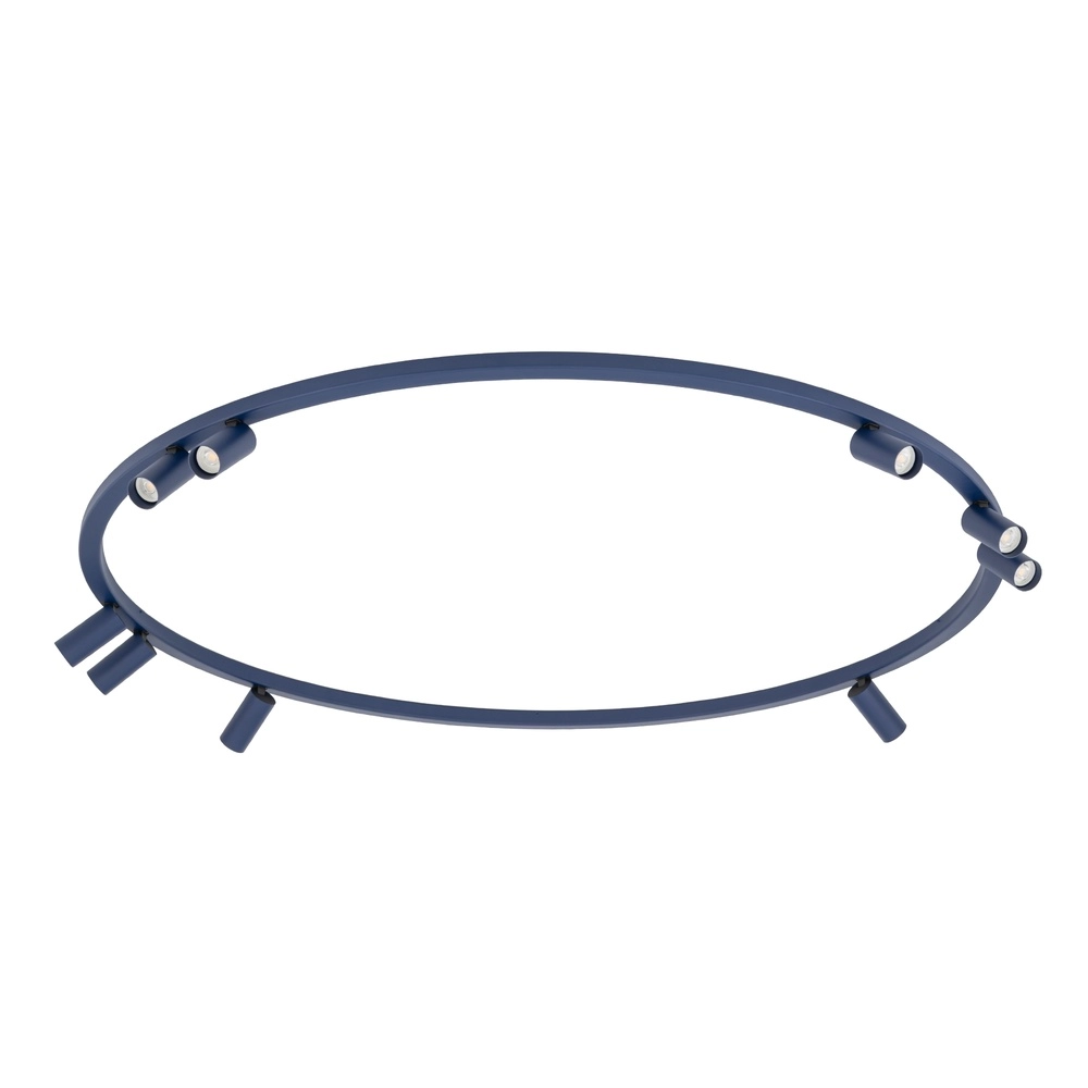 Projecteurs circulaires montés en surface Fourty 9x GU10 - bleu foncé Lyora 5903139119535