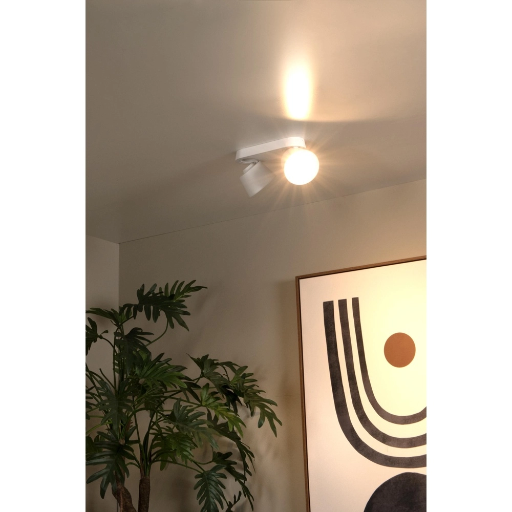 Projecteur de plafond Trigono Double blanc Lucide 5411212093141