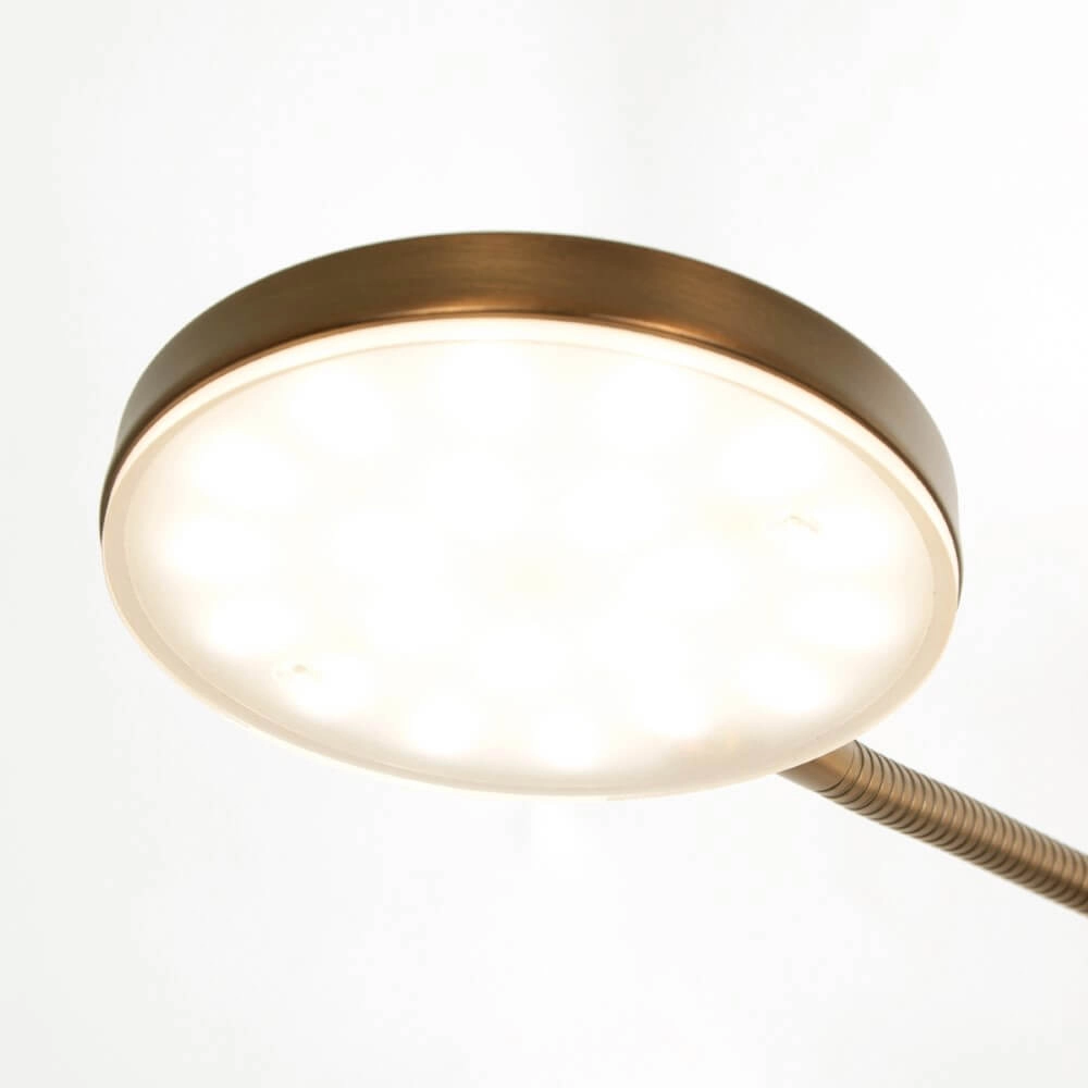 Lampe de lecture LED flexible Platu bronze Steinhauer 8712746151497