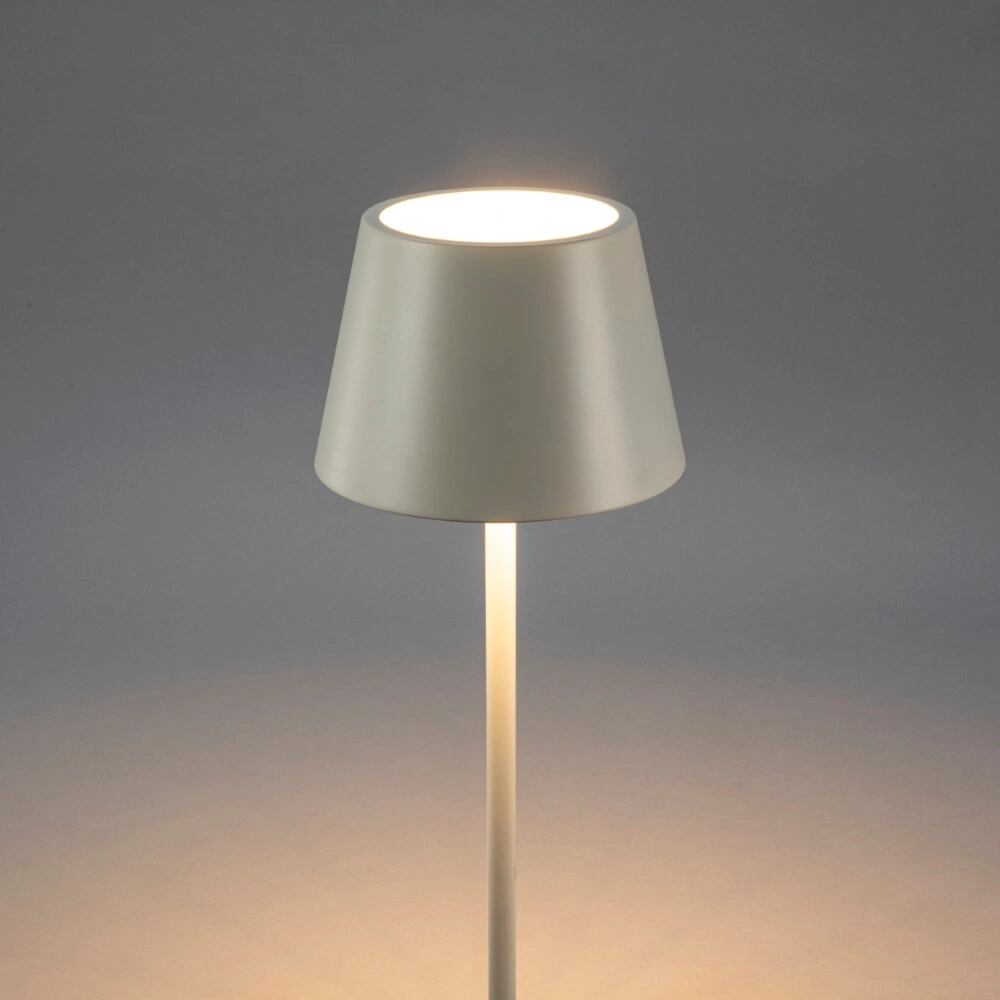 Lampadaire rechargeable Pomezia Medium blanc KonstSmide 7318307841251