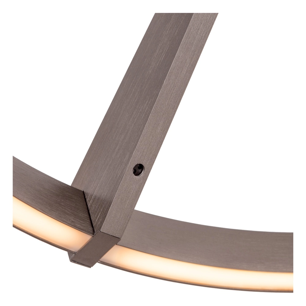 Suspension LED élégante Applause Métal brossé - Ø 60cm Premium by Lucide 5411212221827