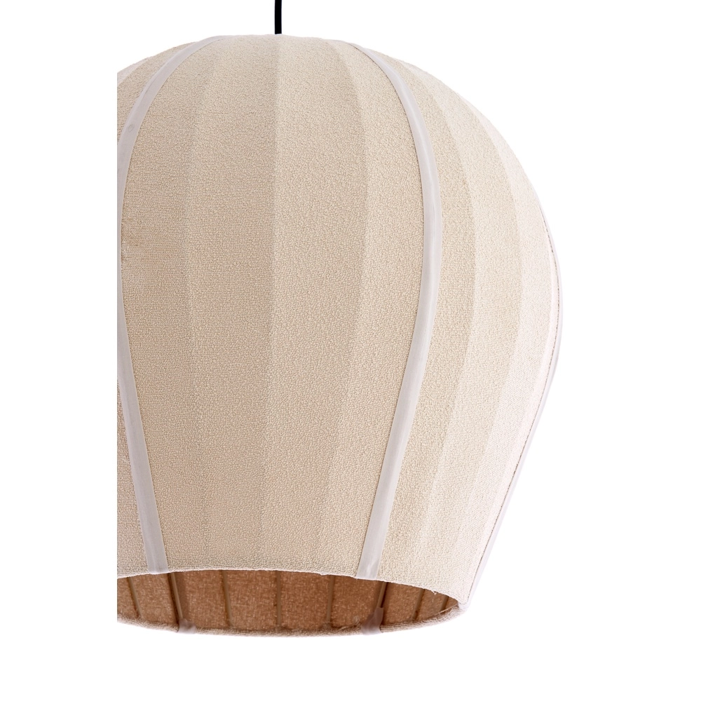 Lampe suspendue Bouclé Zagori Ø 35cm - sable Light & Living 8717807793029