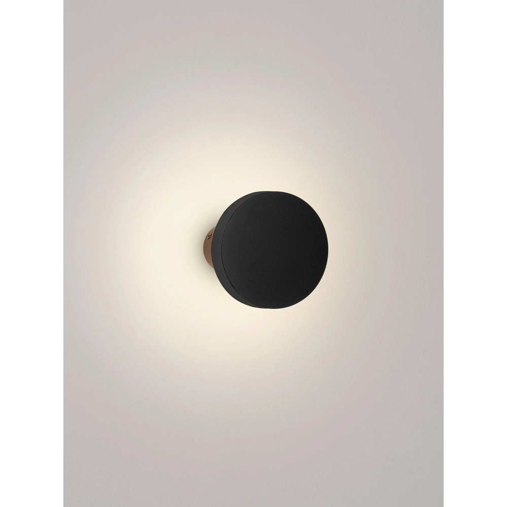 Lampe murale de conception Gong Noir Lyora 5212017496126
