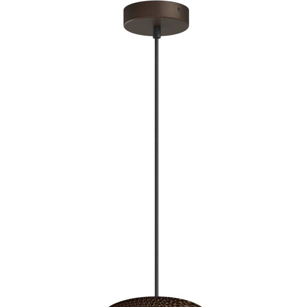 Lampe suspendue à une seule lumière Carta Pineapple Cacao papier Ø 39cm Masterlight 8718121437569