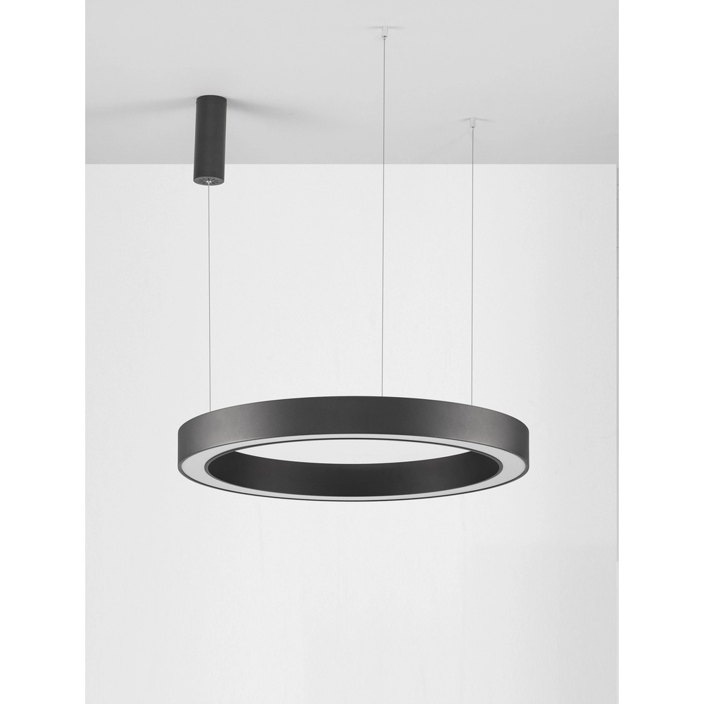 Suspension Morbido noir Ø 80cm Lyora 5212017438676