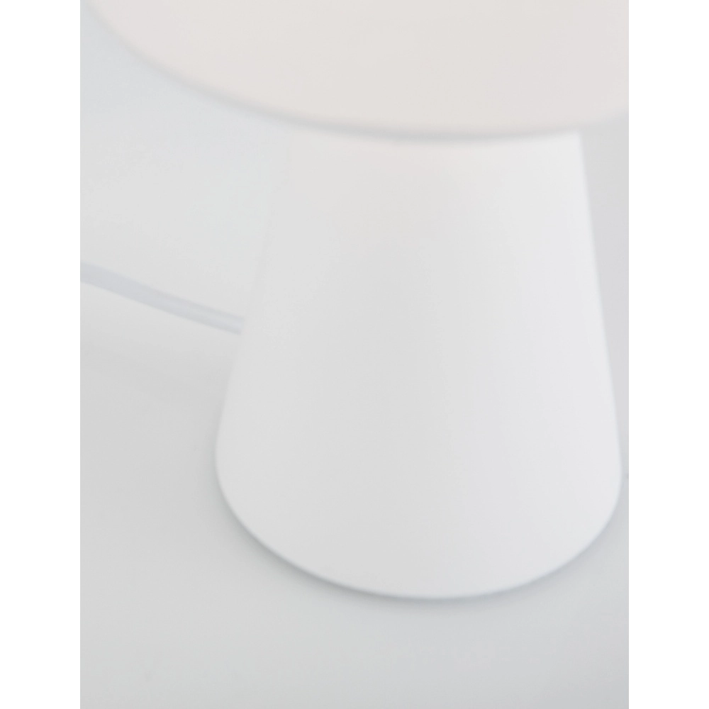 Lampe de table Zero Gris avec capot noir Lyora 5212017427823