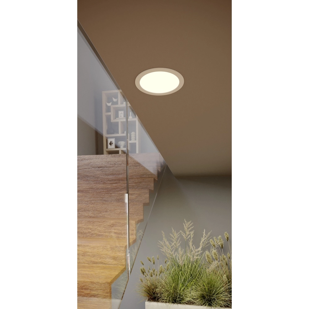 Lampe encastrée Fueva 6 rond - blanc - Ø 16,8 cm Eglo 9008606330775