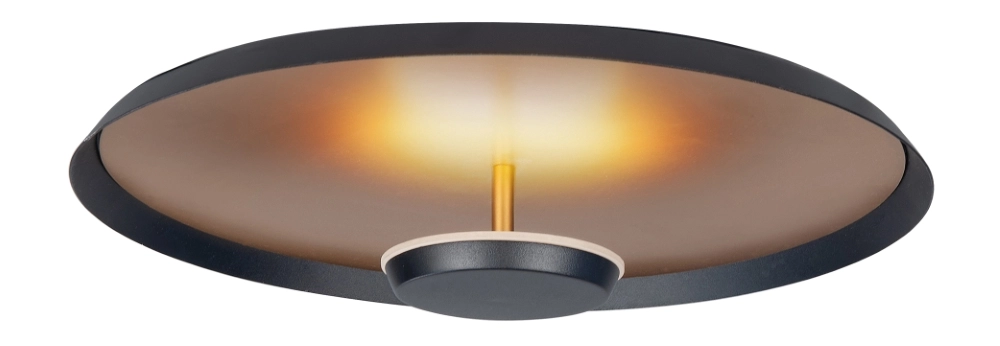 Plafonnier élégant Oro noir avec or Ø 35,5cm Plafonnier élégant Oro noir avec or Ø 35,5cm