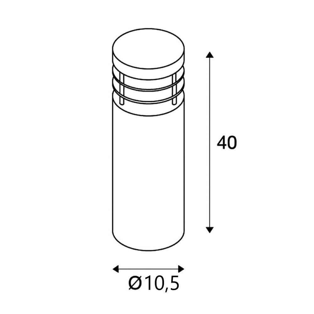 Lampe de terrasse Vap Slim 30 SLV 4024163124591
