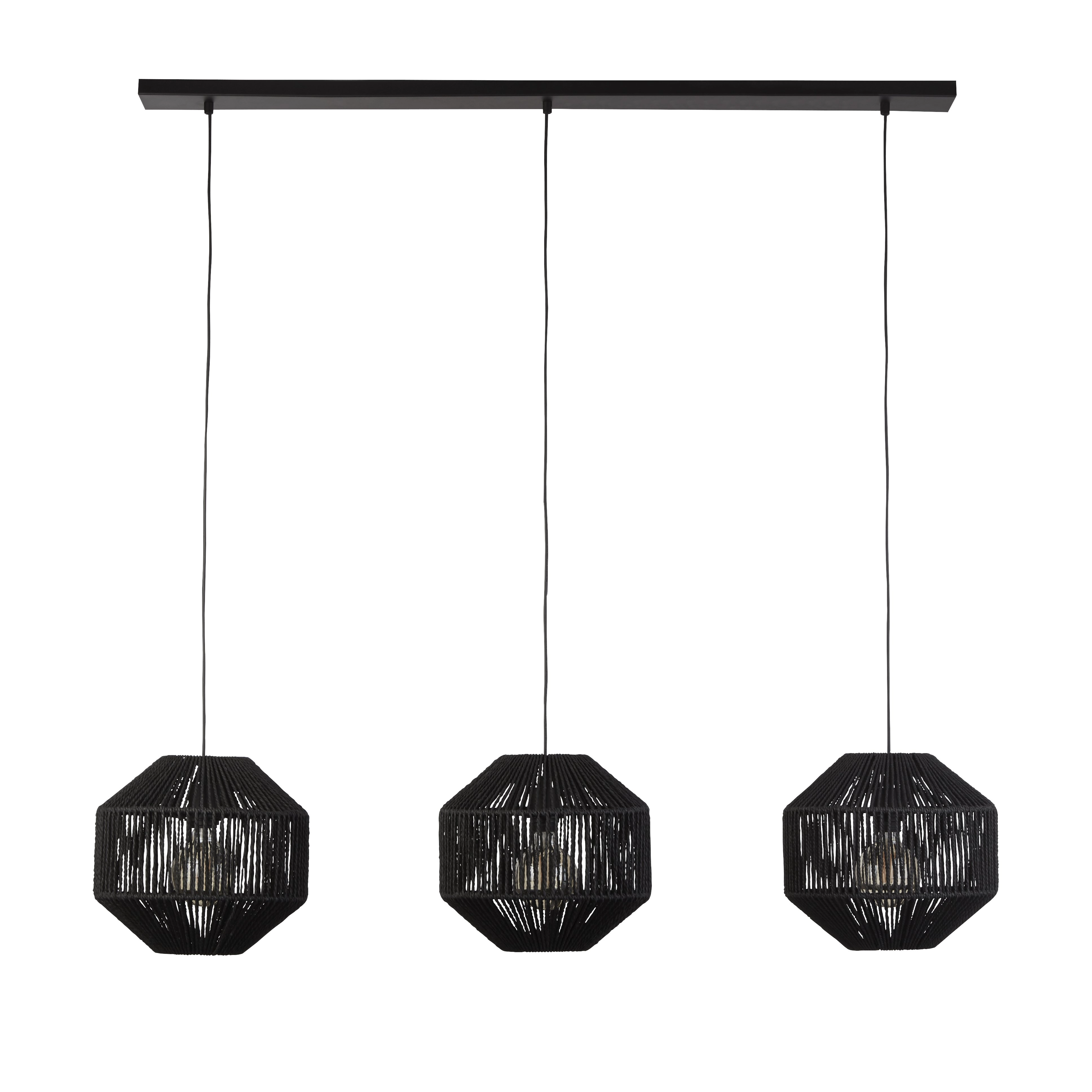 Suspension à 3 ampoules Wicker Searchlight 5053423171616