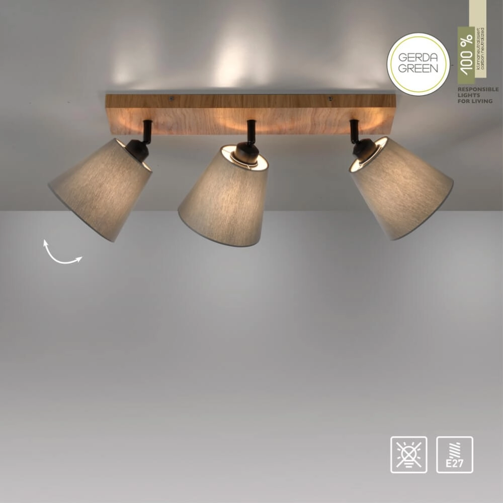 Plafonnier Green Michel 3 lumières Just Light 4043689995041