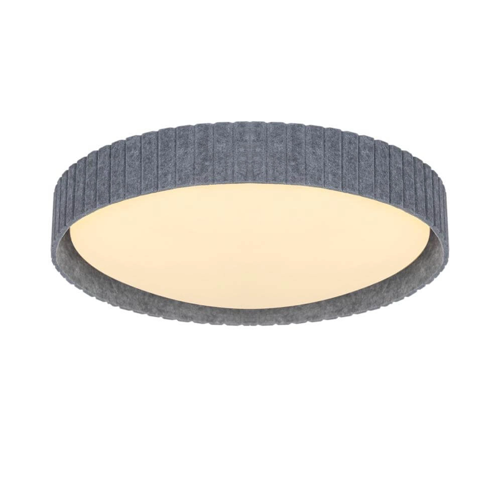 Plafonnier Corato feutre gris Ø 52cm Plafonnier Corato feutre gris Ø 52cm