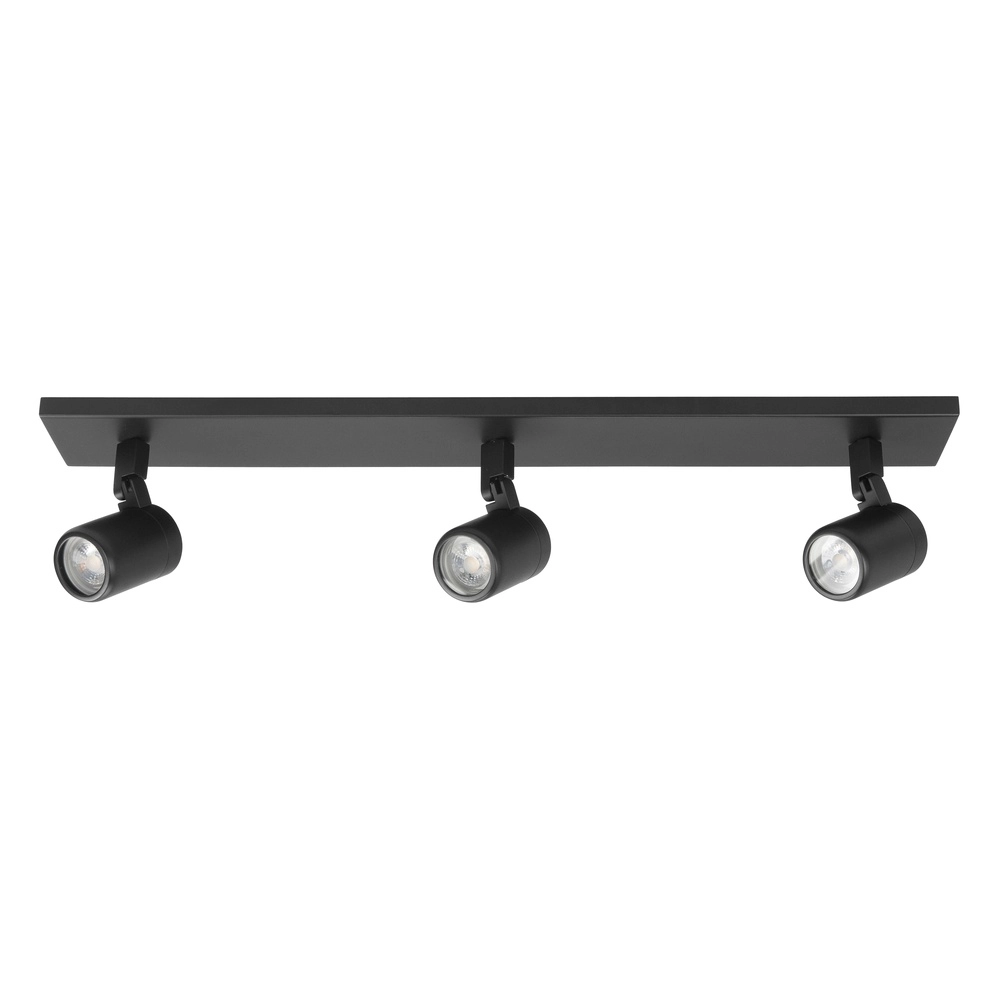 Moquerie Rain Noir 3 lumières droit Moquerie Rain Noir 3 lumières droit