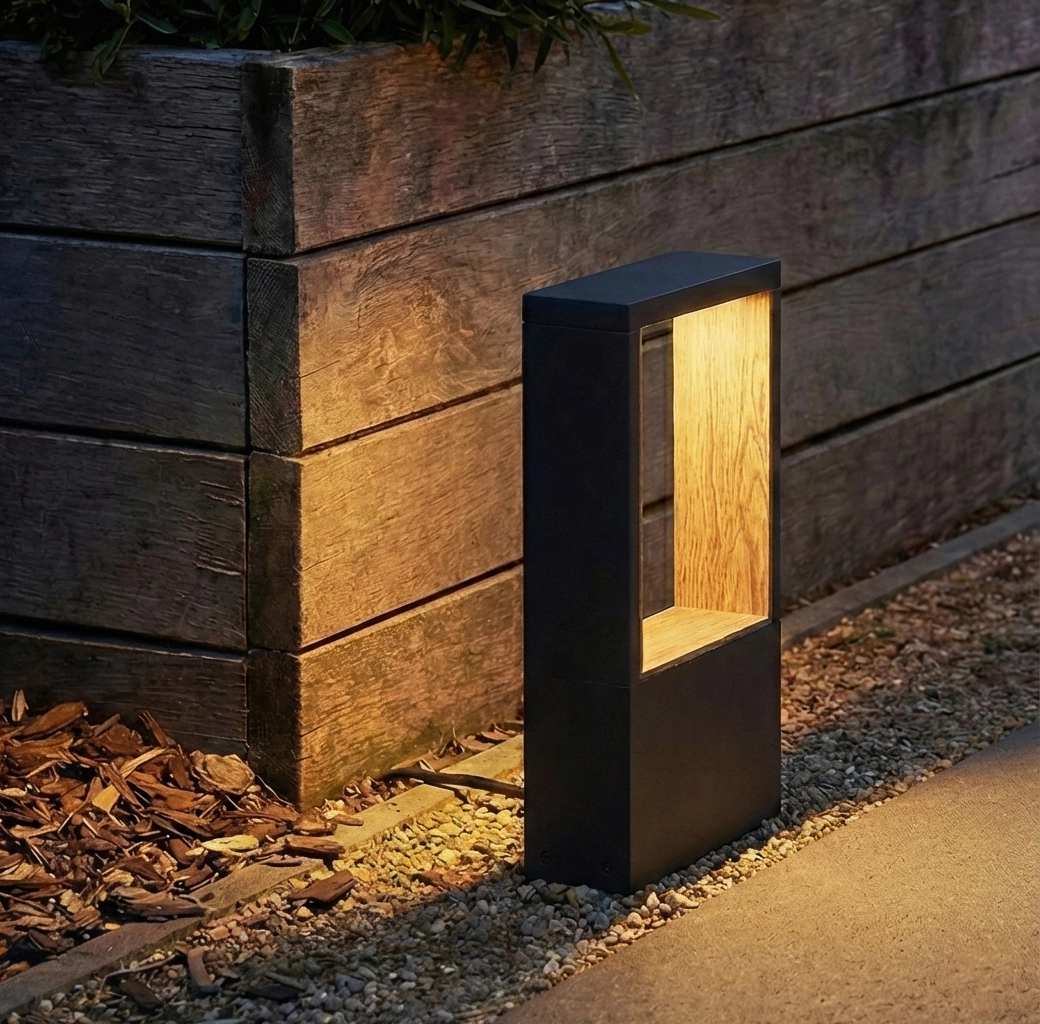 Éclairage de chemin Flatt 36cm anthracite