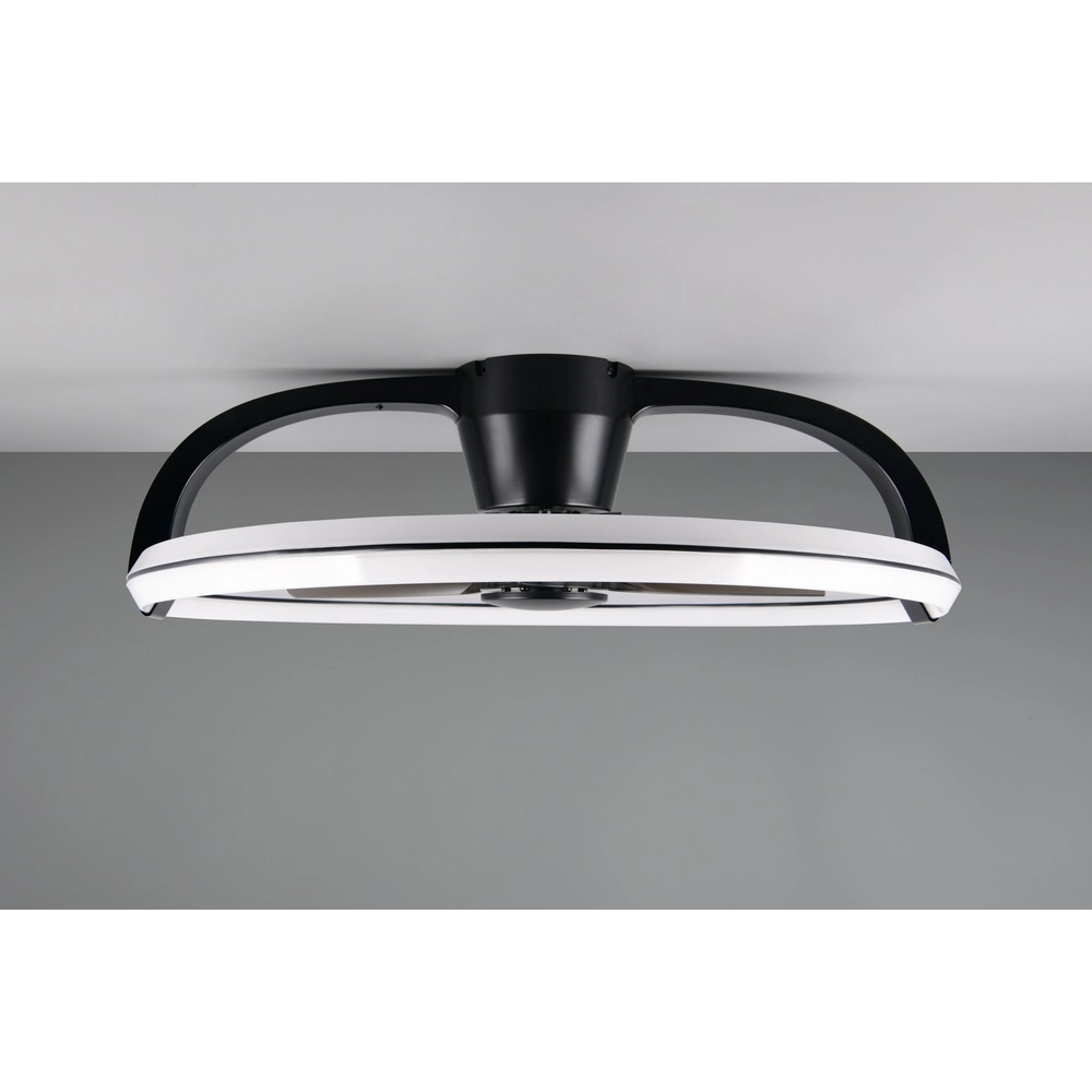 Ventilateur de maison intelligente Stockholm noir Ø 73,5 Tuya Trio 4017807693133