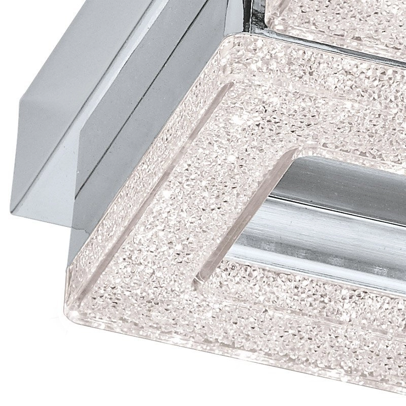 LED plafonnier Fradelo 3000K - 4x4w - 28cm chromé avec cristal Eglo 9002759956578