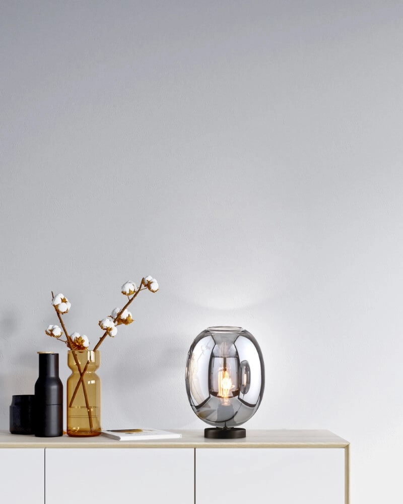 Lampe de table Nayla Ø 21 cm Fischer & Honsel 4003694506441