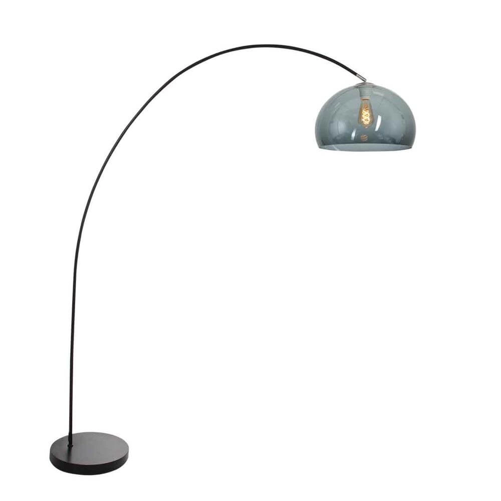 Lampe à arc Solva avec verre fumé