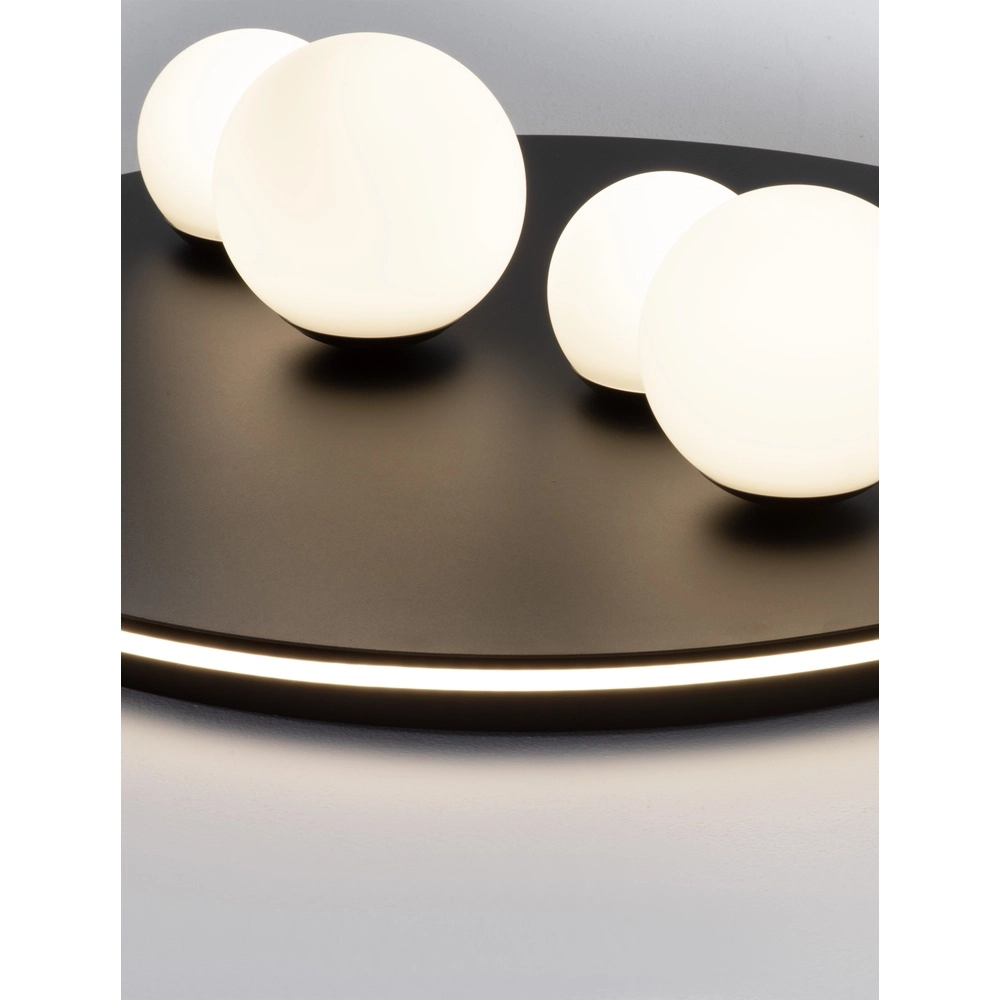 Plafonnier design Velna noir Ø 62,2cm Lyora 5212017440242