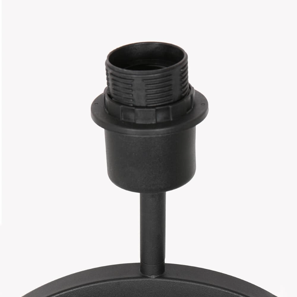 Lampe de table noire Stang avec capuche en velours taupe Steinhauer 8712746166842