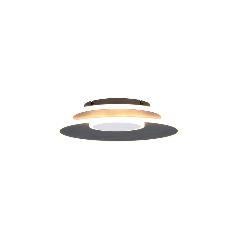 Lampe de plafond ronde Serea Noir Trio 4017807703818