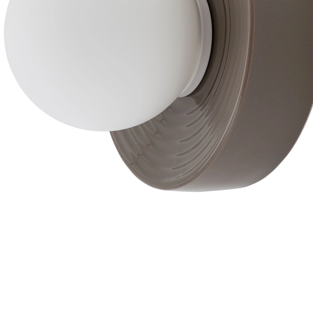 Lampe murale de conception Clay brun Ø 16cm Lyora 5903139117500