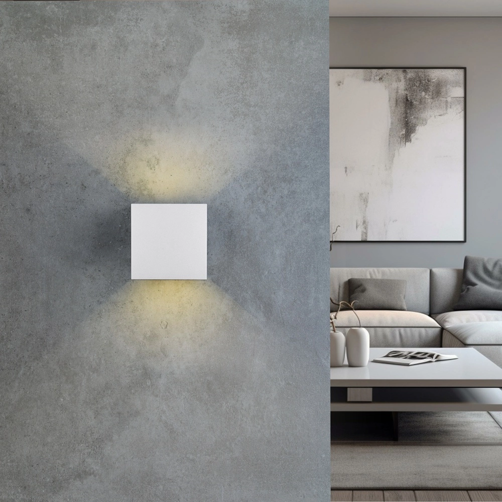 Spot carré en saillie Talent blanc Trio 4017807603934