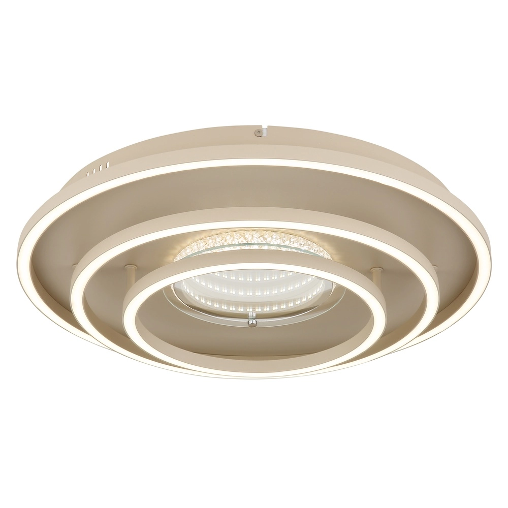 Plafonnier design Lawanda brun sable 51cm