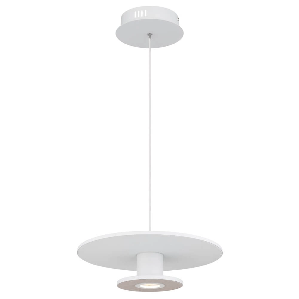 Suspension blanche Carter Ø 38cm avec feutre Suspension blanche Carter Ø 38cm avec feutre